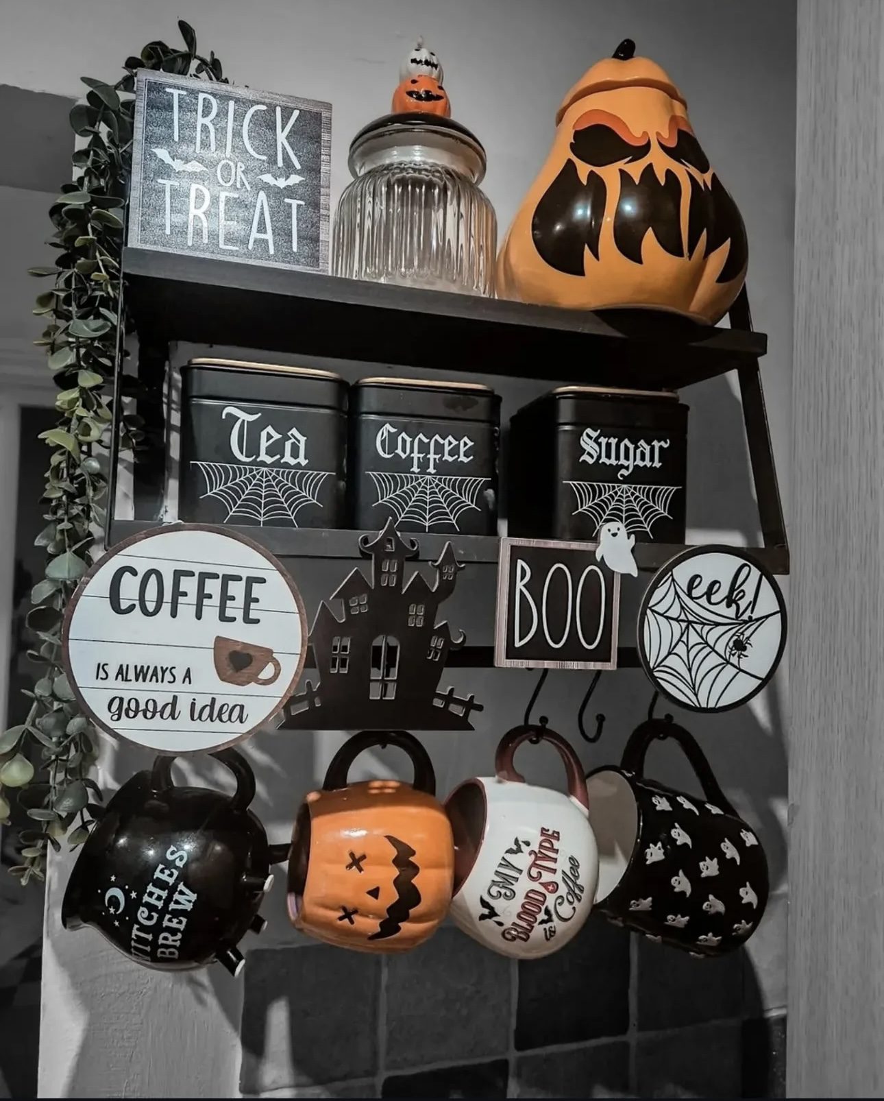 IMG 5875 Spooky Coffee Station Ideas