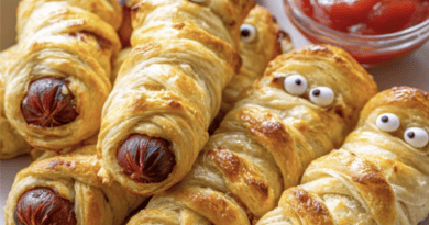 Easy Mummy Hot Dogs