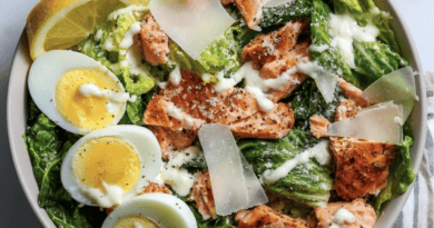 Salmon Caesar Salad