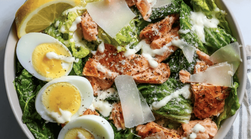 Salmon Caesar Salad