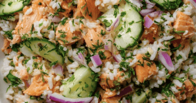 Salmon Rice Salad