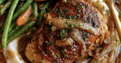Smothered Chicken with Mash
