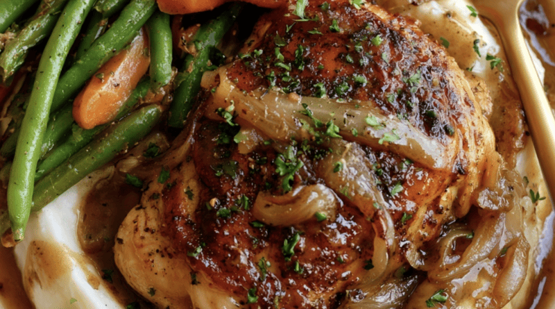 Smothered Chicken with Mash