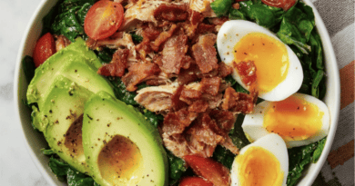 Spinach Avocado Salad Bowl