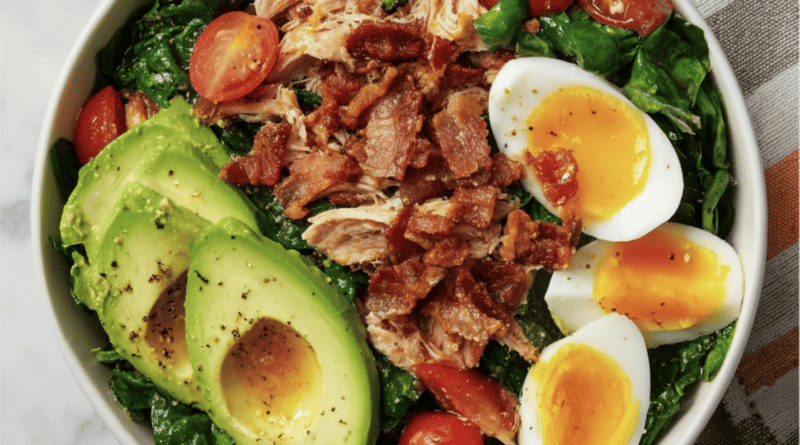 Spinach Avocado Salad Bowl