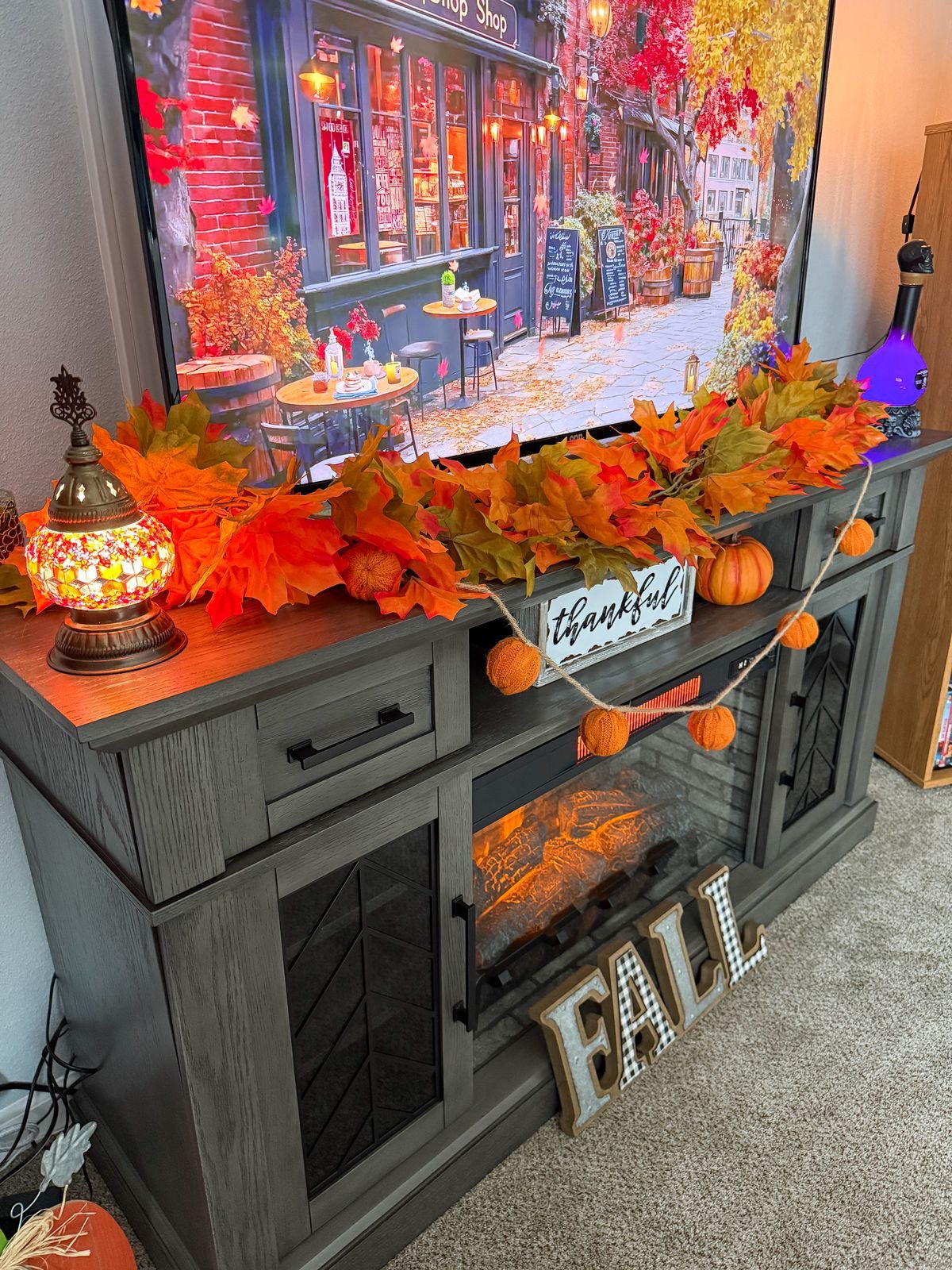 Spooky TV Stand Decor Ideas 1 Spooky TV Stand Decor Ideas