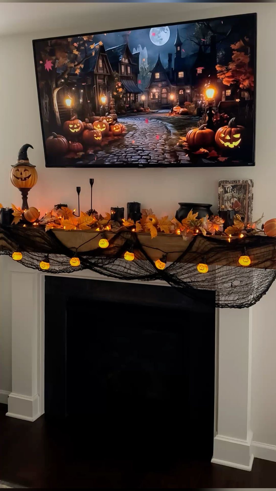 Spooky TV Stand Decor Ideas 23 Spooky TV Stand Decor Ideas
