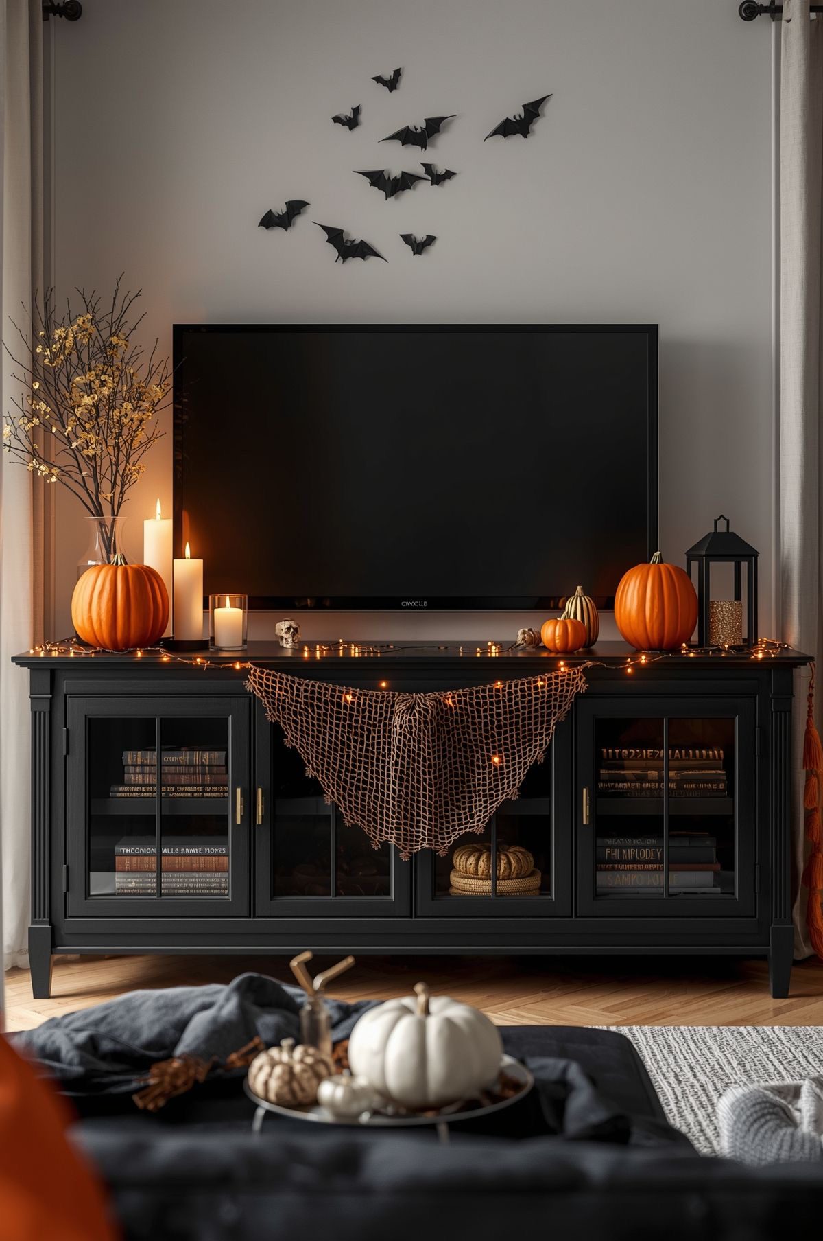 Spooky TV Stand Decor Ideas 3 Spooky TV Stand Decor Ideas