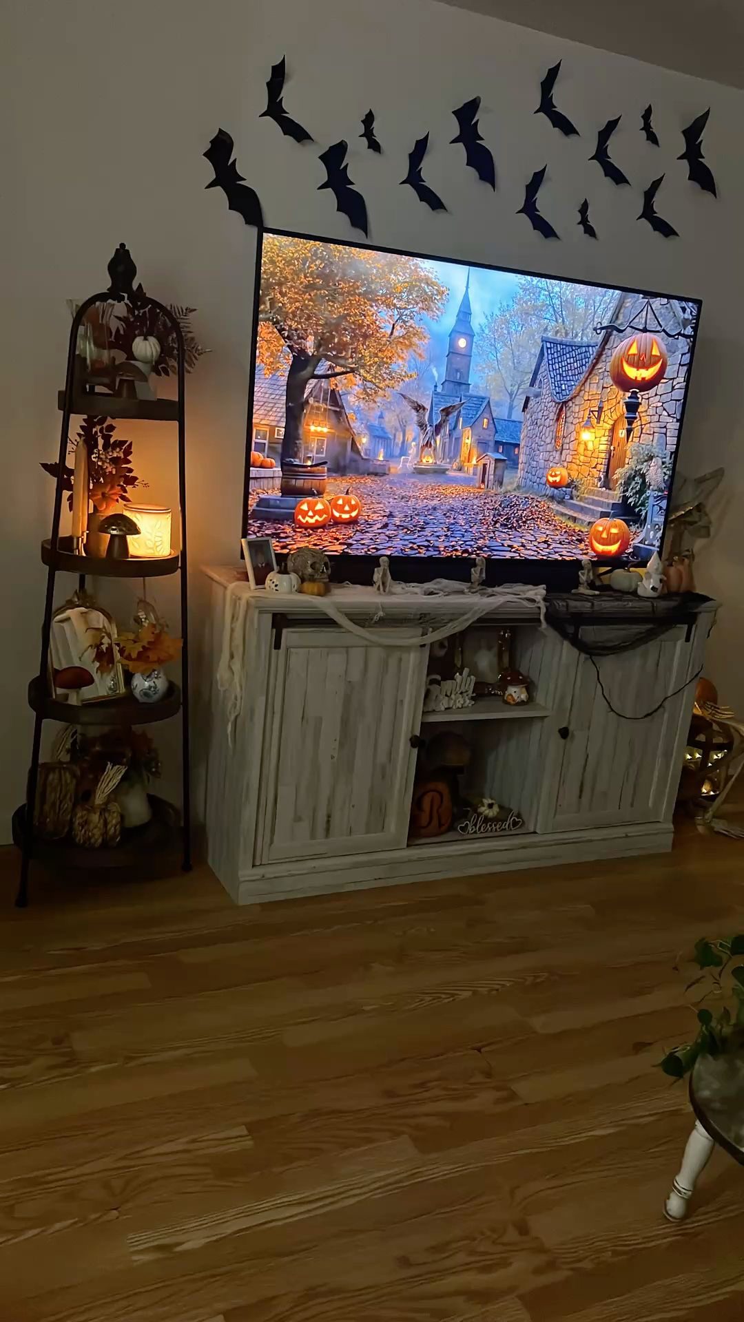 Spooky TV Stand Decor Ideas 6 Spooky TV Stand Decor Ideas