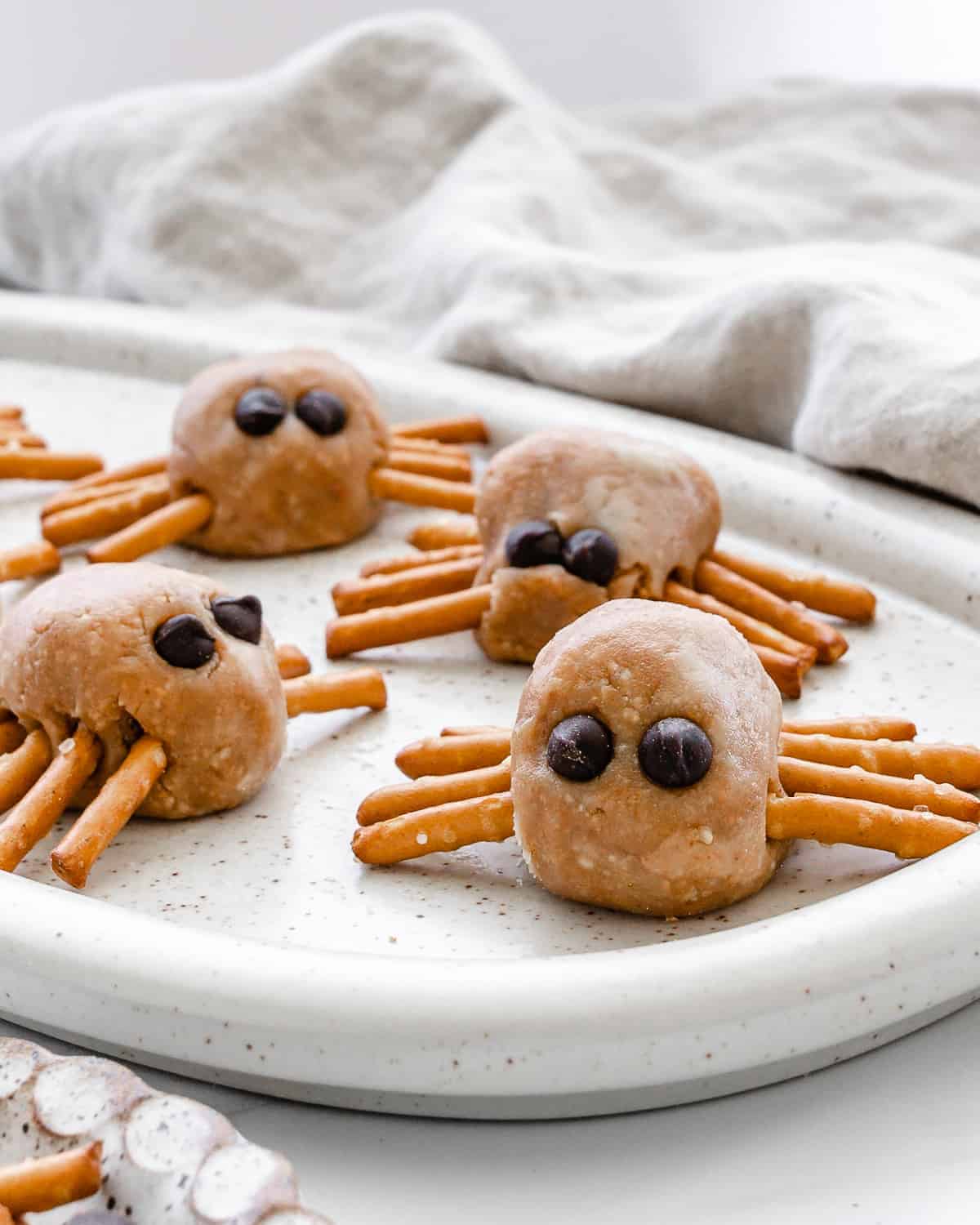 Vegan Halloween Peanut Butter Spiders Plant Based on a Budget 2 9 Spooky Snack Ideas