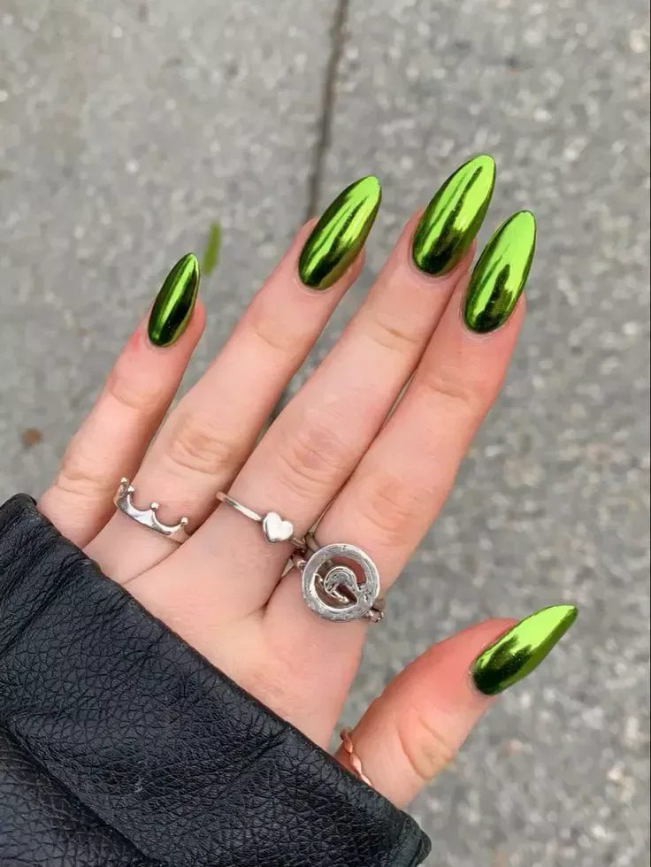 chrome nail ideas2 Chrome Nail Ideas