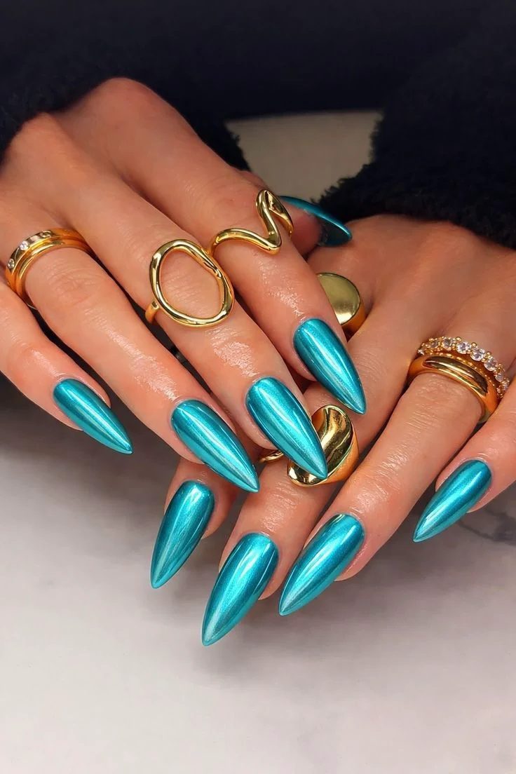 chrome nail ideas3 Chrome Nail Ideas