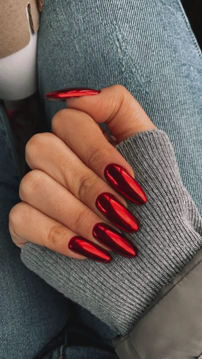 chrome nail ideas6 Chrome Nail Ideas