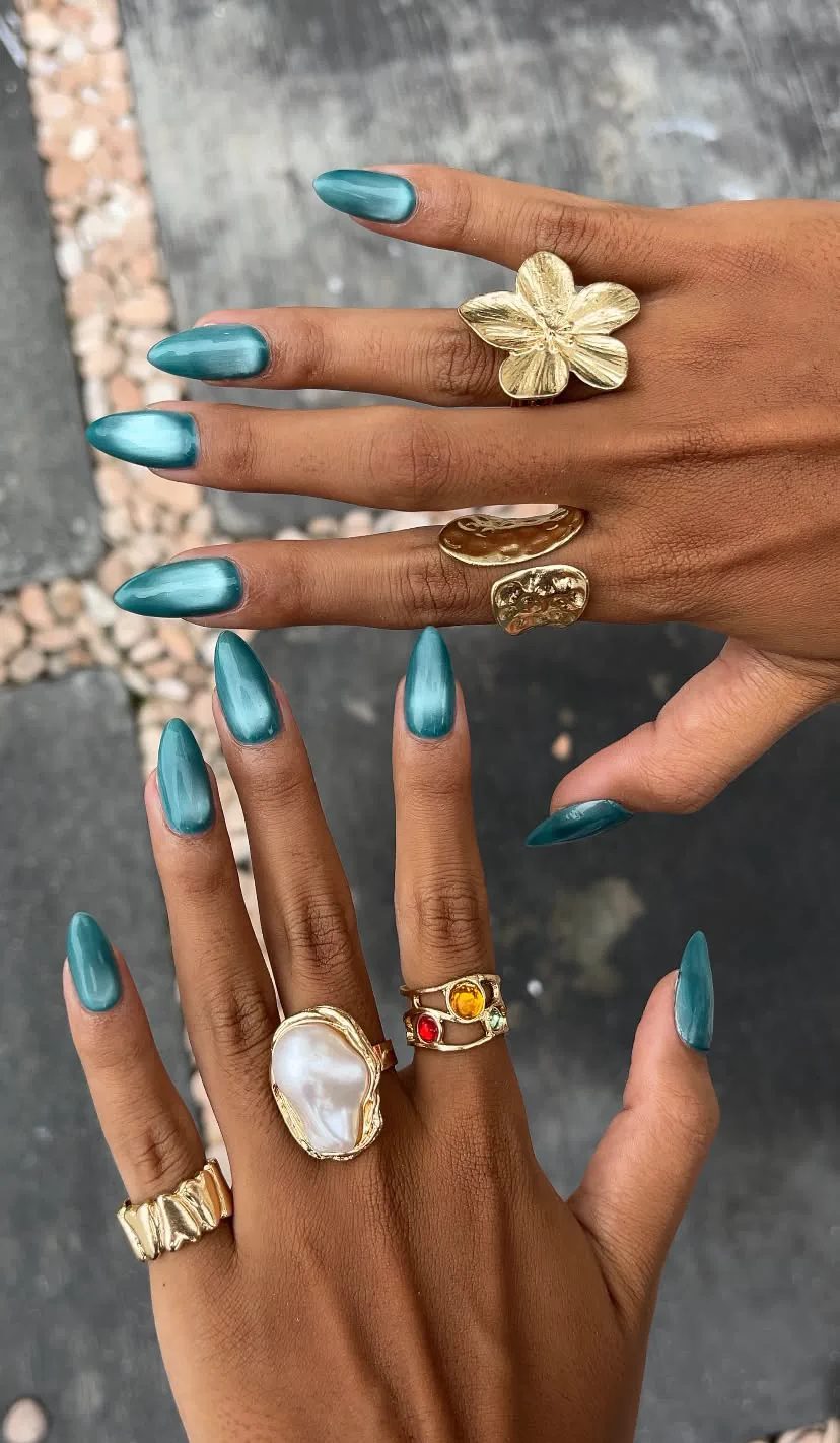 chrome nail ideas7 Chrome Nail Ideas
