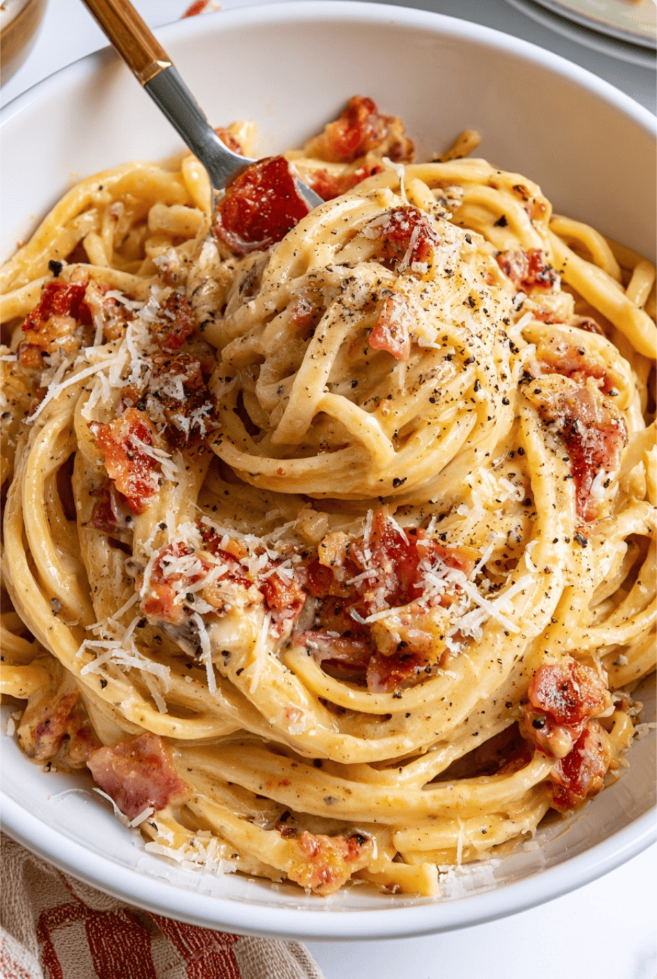 Creamy Bacon Alfredo Pasta 5 Creamy Bacon Alfredo Pasta Creamy Bacon Alfredo Pasta