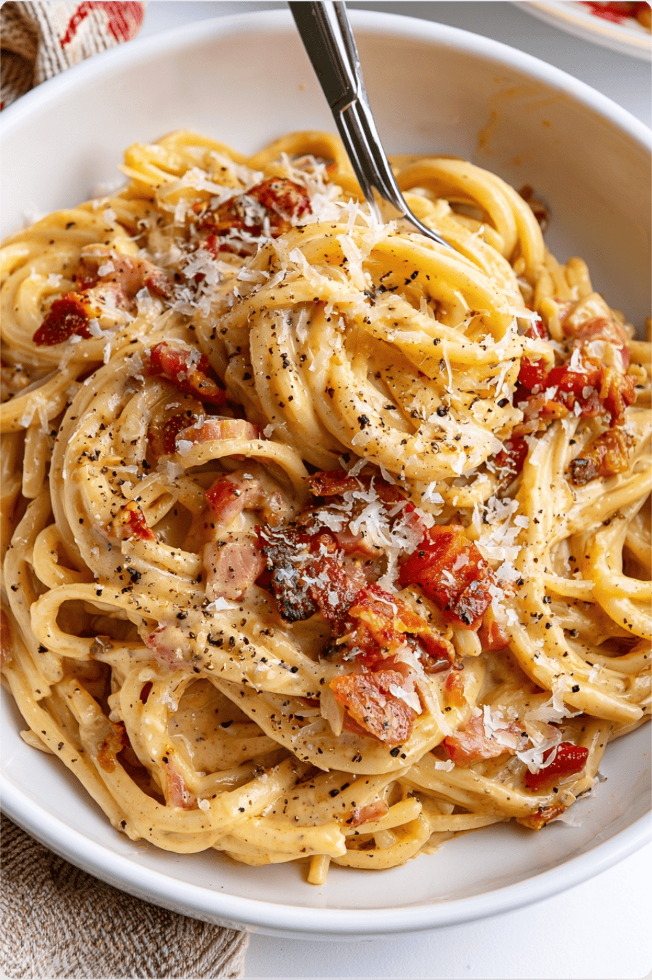 Creamy Bacon Alfredo Pasta 6 Creamy Bacon Alfredo Pasta creamy bacon alfredo pasta2 Creamy Bacon Alfredo Pasta