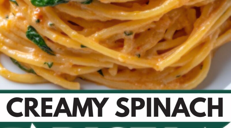 creamy spinach pasta