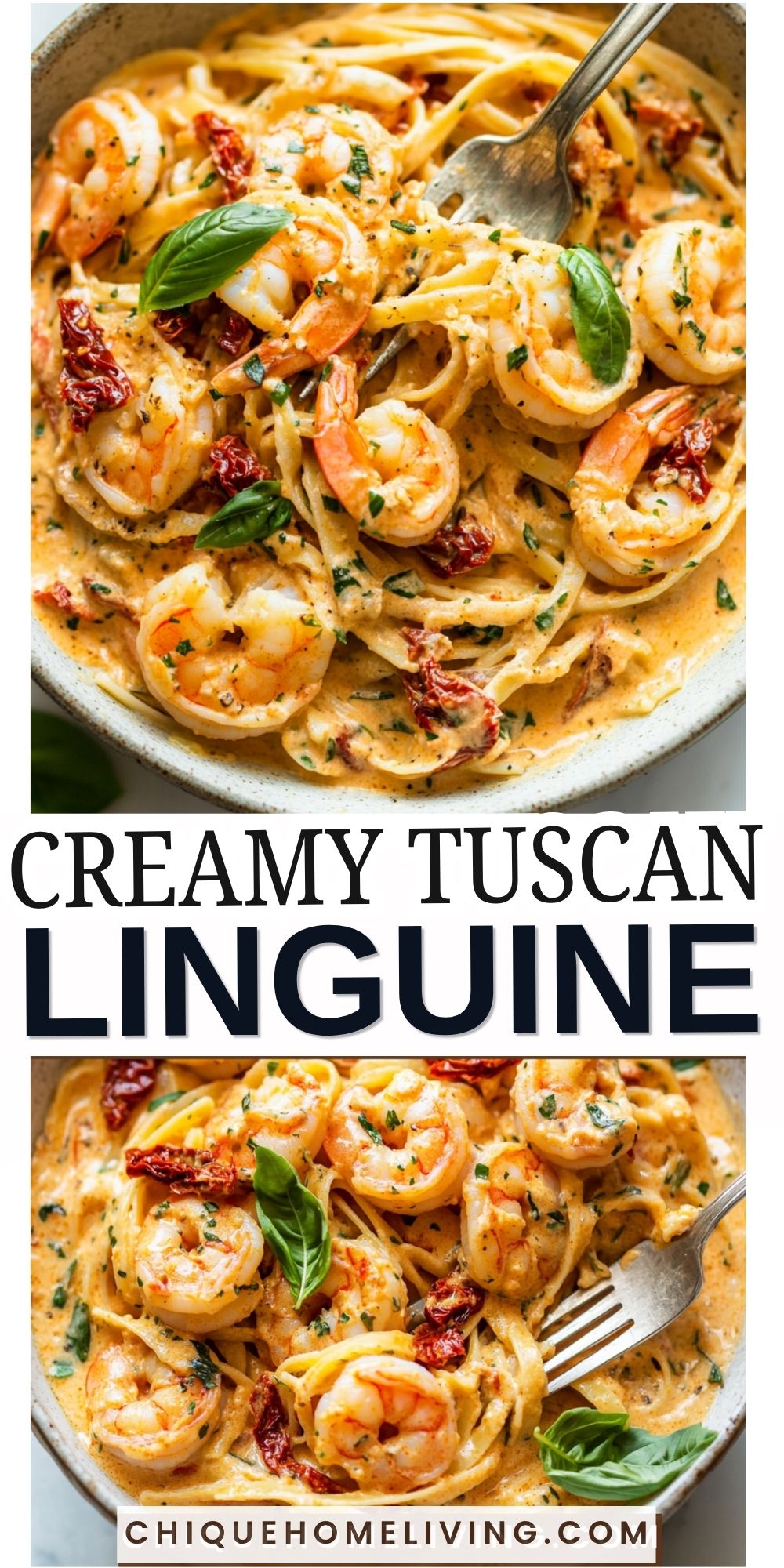 creamy tuscan linguine Creamy Tuscan Linguine