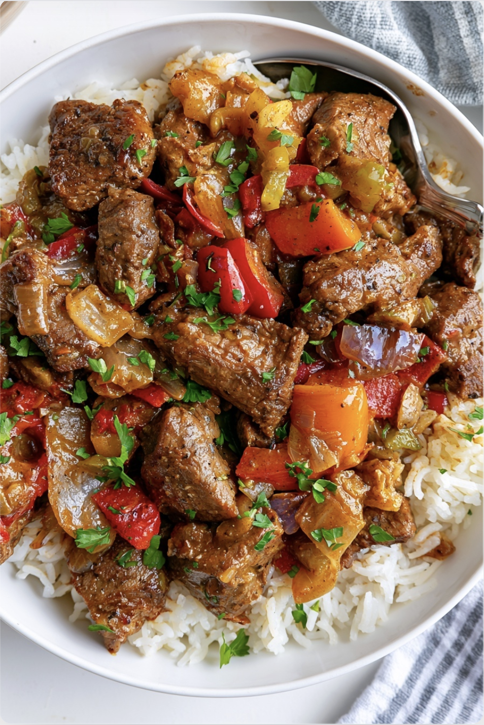 easy pepper steak2 Easy Pepper Steak