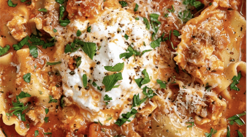 Lasagna Soup