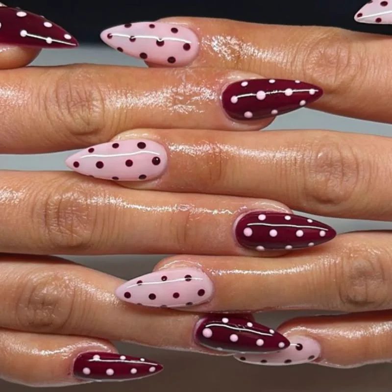 polka dot nails11 Polka Dot Nail Ideas
