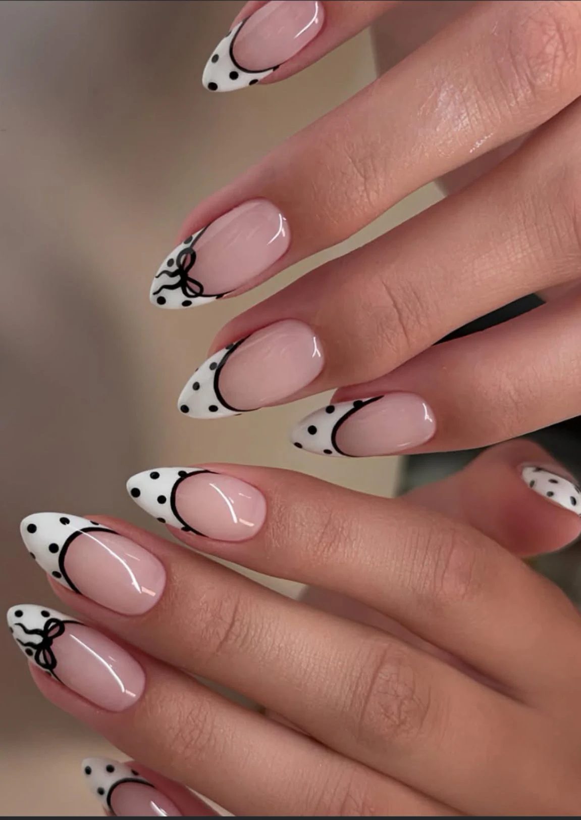 polka dot nails21 Polka Dot Nail Ideas