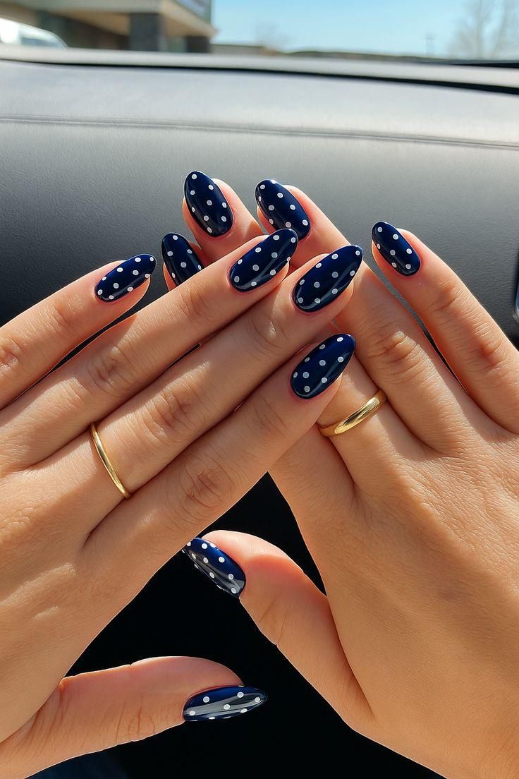 polka dot nails40 Polka Dot Nail Ideas