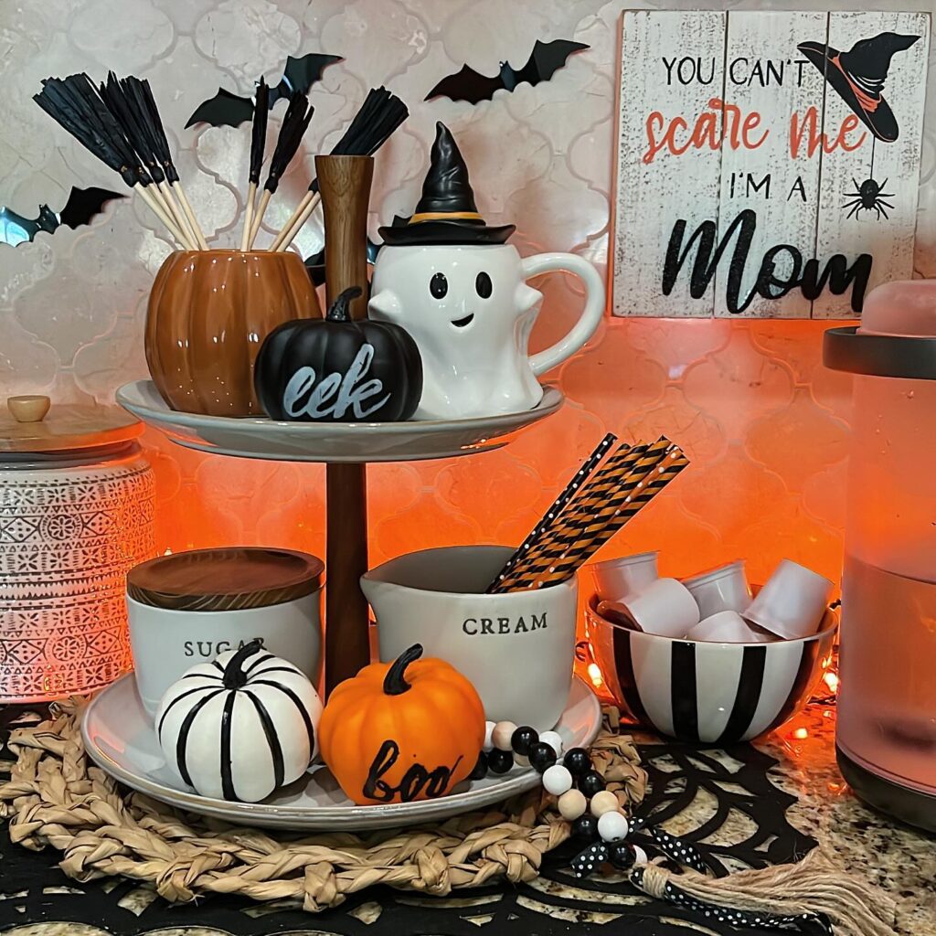 spooky coffee corner ideas 1024x1024 1 Spooky Coffee Station Ideas