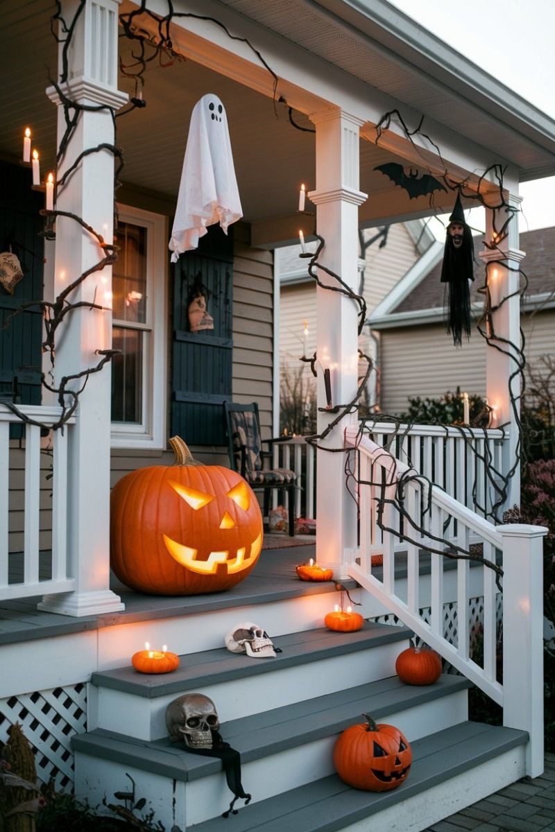 spooky front porch12 Spooky Front Porch Ideas