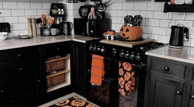 spooky kichen decor ideas