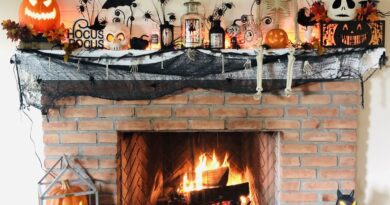 27 Spooky Mantel Decor Ideas That Steal the Show