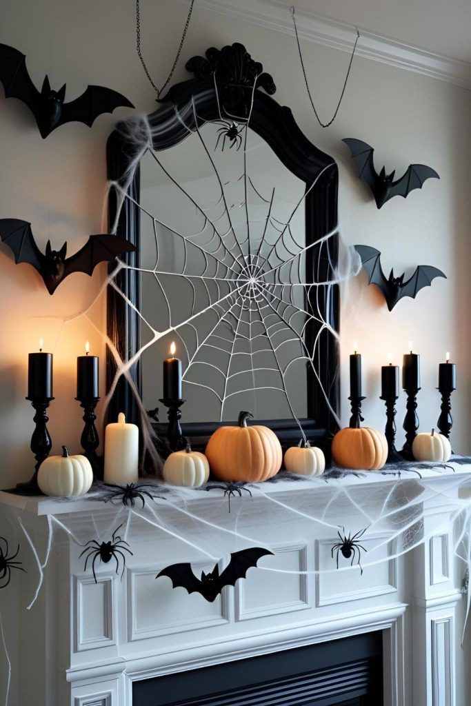 spooky mantel22 Spooky Mantel Decor Ideas
