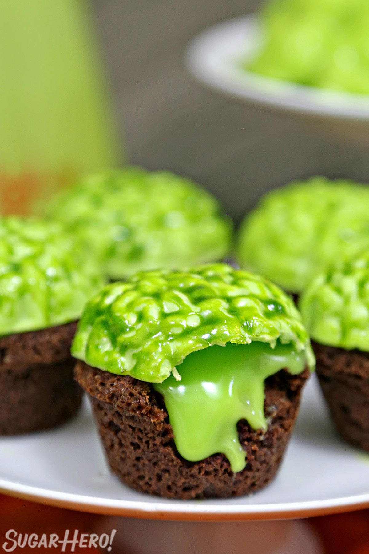zombie brain brownie bites 4 Spooky Treat Ideas