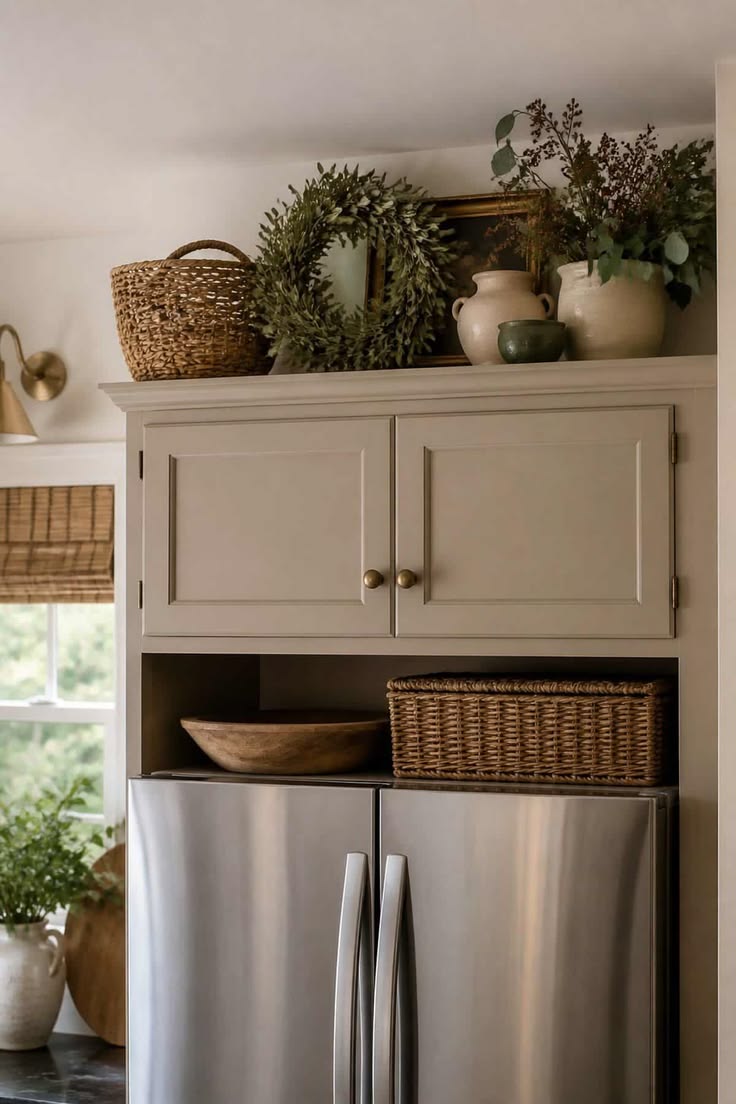 Above Kitchen Cabinet Decor Ideas1 Kitchen Cabinet Decor Ideas