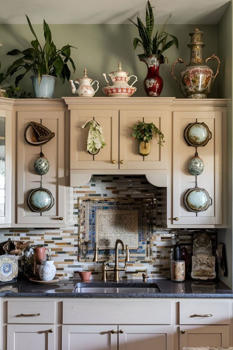 Above Kitchen Cabinet Decor Ideas11 Kitchen Cabinet Decor Ideas