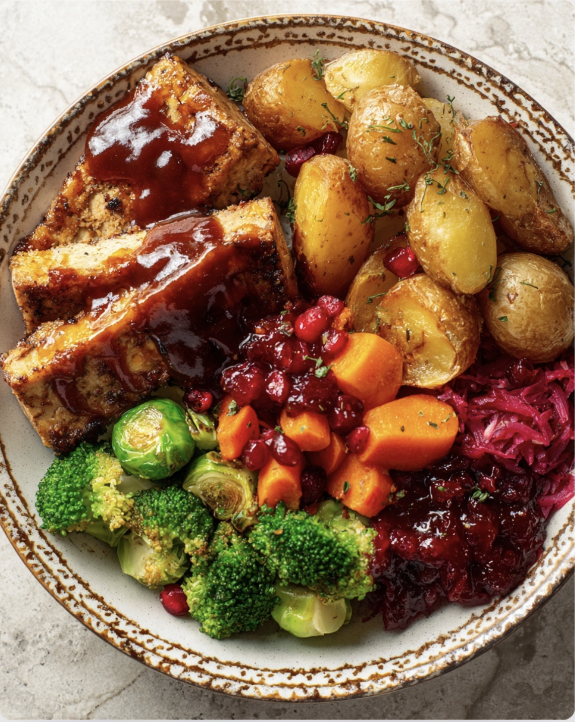 BBQ Glazed Tofu Roast2 BBQ Glazed Tofu Roast