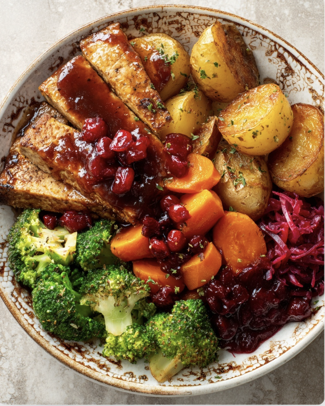 BBQ Glazed Tofu Roast3 BBQ Glazed Tofu Roast