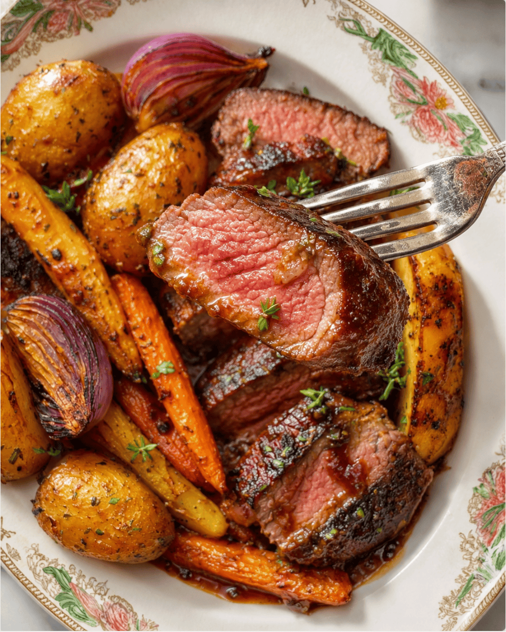 Balsamic Glazed Steak Roast1 Balsamic Glazed Steak Roast