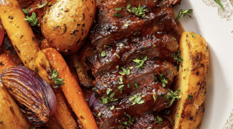 Balsamic Glazed Steak Roast