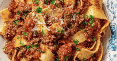 Beef Ragu Pappardelle