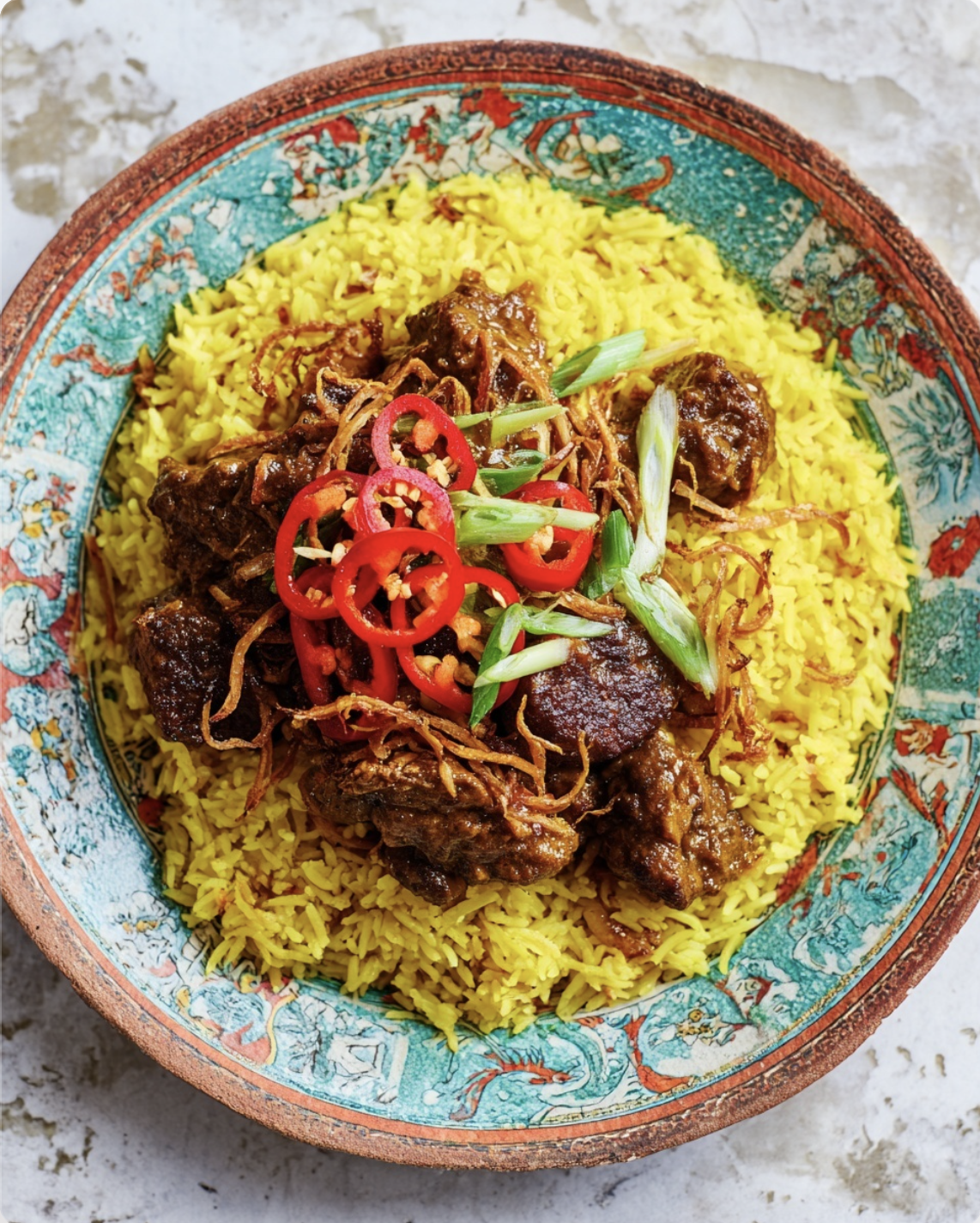 Beef Tempeh Rendang with Turmeric Rice 6 Beef Tempeh Rendang with Turmeric Rice Beef Tempeh Rendang with Turmeric Rice2 Beef Tempeh Rendang with Turmeric Rice