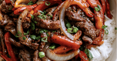Black Pepper Beef Bowl