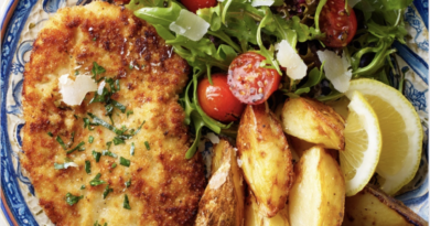 Chicken Milanese with Roasted Potatoes