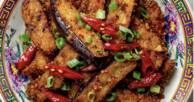 Chinese Salt and Pepper Eggplant