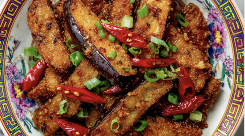 Chinese Salt and Pepper Eggplant