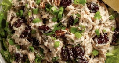 Cranberry Pecan Chicken Salad