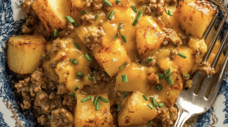 Creamy Ground Beef and Potatoes1