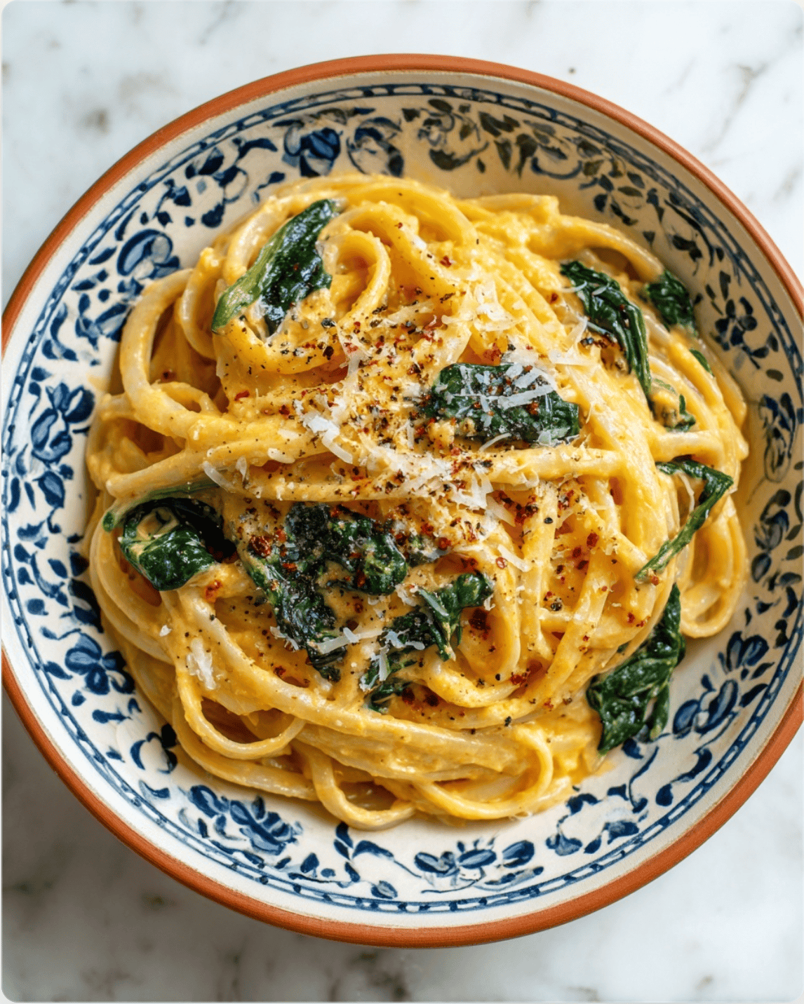 Creamy Pumpkin Spinach Pasta 3 Creamy Pumpkin Spinach Pasta Creamy Pumpkin Spinach Pasta2 Creamy Pumpkin Spinach Pasta