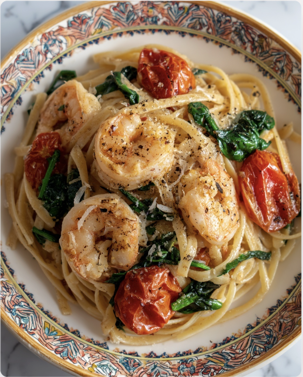 Creamy Roasted Garlic Shrimp Linguine 6 Creamy Roasted Garlic Shrimp Linguine Creamy Roasted Garlic Shrimp Linguine