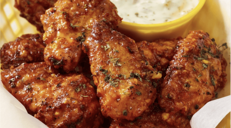 Crispy Buffalo Seitan Wings